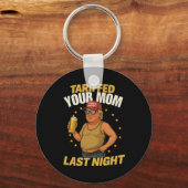 Porte-clés Tarif Daddy Mème politique - Drôle Trump Style Ta (Recto)