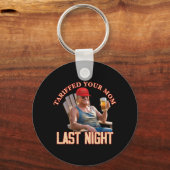 Porte-clés Tariffé Votre Maman Funny Tarif Daddy Trump Mème (Recto)