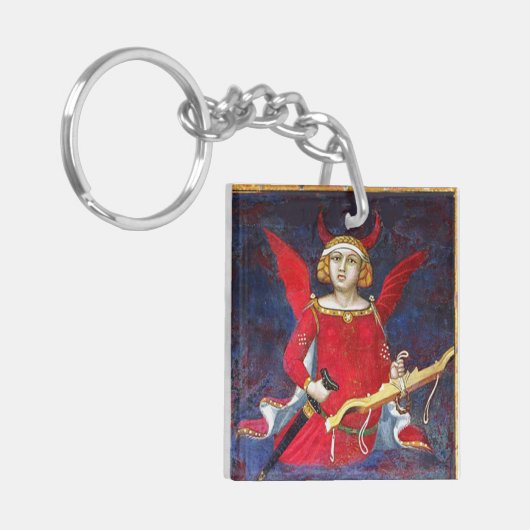 PORTE-CLÉS TAROTES DE RENAISSANCE ANTIQUE, LE DIABLE, FIDE, C (Devant gauche)