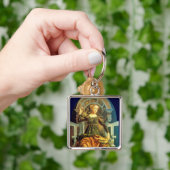 PORTE-CLÉS TAROTS DE RENAISSANCE ANTIQUE 14 / TEMPÉRANCE (main)