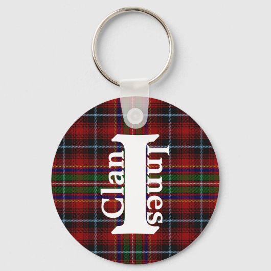 Porte-clés Tartan classique Clan Innes (Recto)