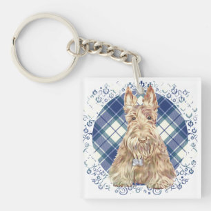 Porte-clés Tartan Scottie Blé