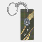 Porte-clés Tartan vert foncé (Devant gauche)