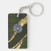 Porte-clés Tartan vert foncé (Dos)