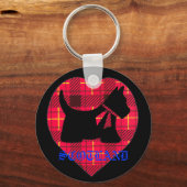 Porte-clés Tartan Westie Porte - clé écossais (Recto)