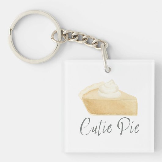 Porte-clés tarte au potiron Cutie Pie – Cadeau de  (Devant)