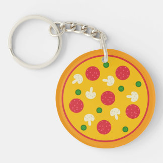 Porte-clés Tarte Pizza