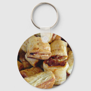 Porte-clés Tas des petits pains de saucisse