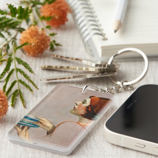 Porte-clés Tasse de Java (Devant droit)