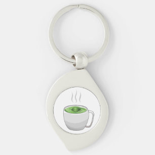 Porte-clés Tasse de thé vert