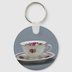 Porte-clés Tasse et soucoupe du 19ème siècle de café,