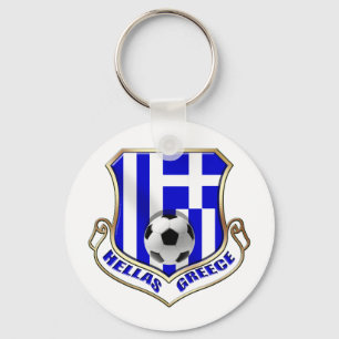 Porte-clés Tasse européenne 2012 - drapeau du football du