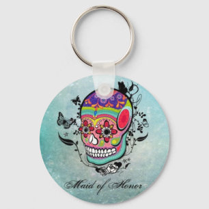 Porte-clés Tatouage Sugar Skull MOH Porte - clé