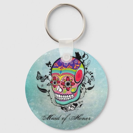 Porte-clés Tatouage Sugar Skull MOH Porte - clé (Recto)