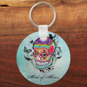 Porte-clés Tatouage Sugar Skull MOH Porte - clé (Recto)