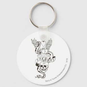 Porte-clés Tatouage tordu Jerry 1