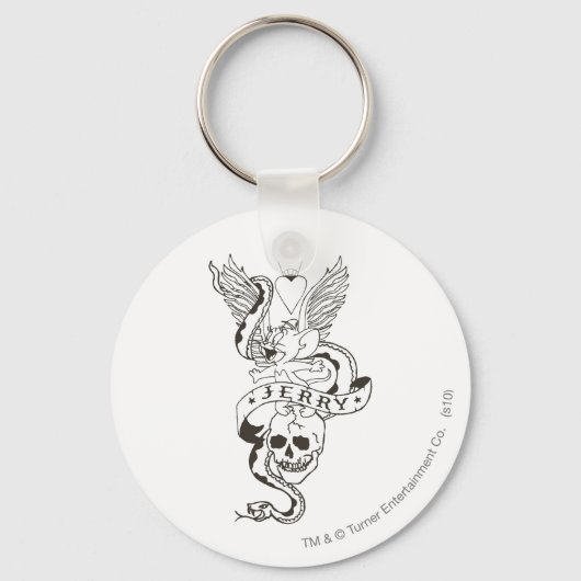 Porte-clés Tatouage tordu Jerry 1 (Recto)