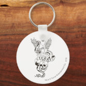Porte-clés Tatouage tordu Jerry 1 (Recto)