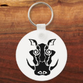 Porte-clés Tatouage Tribal Style Tête de caisse (Recto)