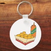 Porte-clés tatouages de pommes de terre avec salsa (Recto)