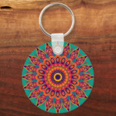 Porte-clés Tattoo Kaleidoscope Fractal (Recto)