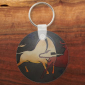 Porte-clés Taurean Bulls Animal Art Abstrait (Recto)