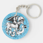 Porte-clés Taureau ailé de Saint-Luc du XVe siècle (Dos)