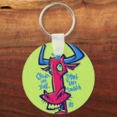 Porte-clés Taureau Creasy. (Recto)