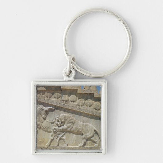 Porte-clés Taureau de combat de lion, escalier est de (Devant)