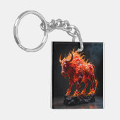 Porte-clés Taureau de feu mythique (Devant gauche)