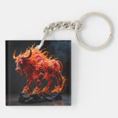 Porte-clés Taureau de feu mythique (Dos)