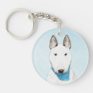 Porte-clés Taureau Terrier - Cute Original Chien Art