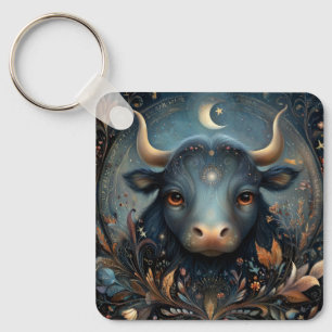 Porte-clés Taureau Zodiaque Astrologie Céleste Anniversaire