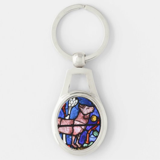 Porte-clés Taurus Astrologie Vitrail Porte - clé Windows (Devant)