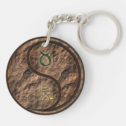 Porte-clés Taurus & Dragon Terre (Dos)