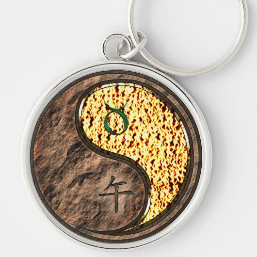Porte-clés Taurus et Cheval du Feu (Devant)