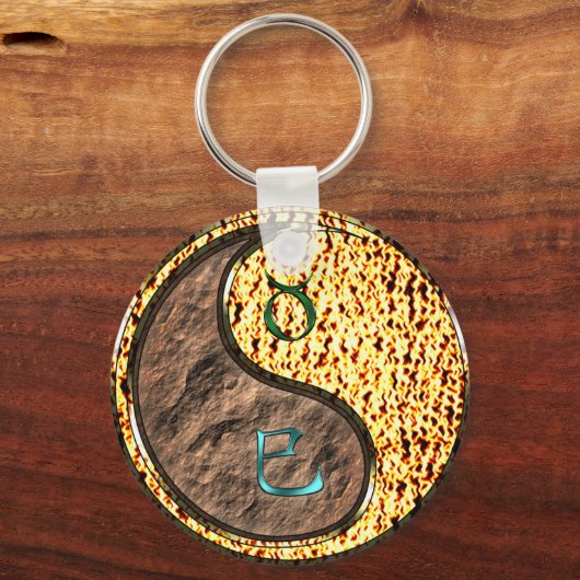 Porte-clés Taurus et serpent à feu (Verso)