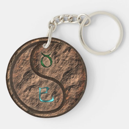 Porte-clés Taurus et Serpent de Terre (Dos)