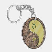 Porte-clés Taurus et singe métallique (Devant gauche)