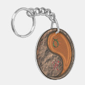 Porte-clés Taurus et tigre de bois (Devant gauche)
