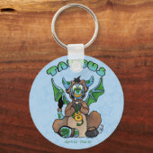 Porte-clés Taurus mignon zodiac bébé dragon porte - clé (Recto)