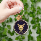 Porte-clés Taurus Zodiac Keychain with Birth Date (Main)
