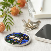 Porte-clés Taurus Zodiac Stained Glass Notre-Dame de Paris RK (Côté)