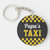 Porte-clés Taxi de Papa | Drôle nom de grand-père (Devant)