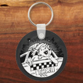 Porte-clés Taxi fille (Recto)