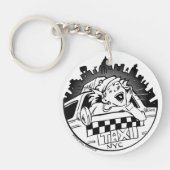 Porte-clés Taxi fille (Devant)