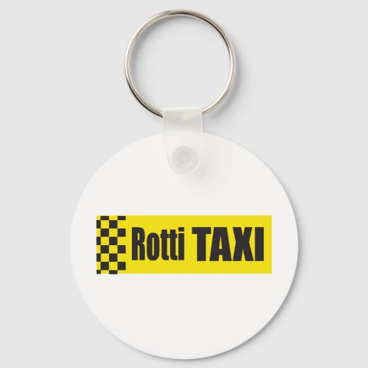 Porte-clés Taxi Rottweiler (Recto)