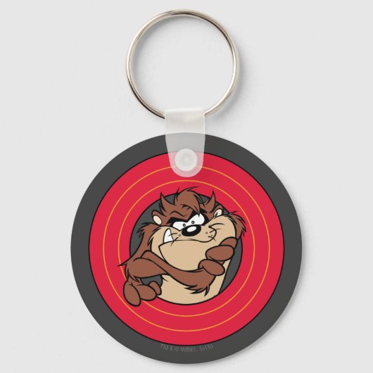 Porte-clés TAZ™ à travers les cercles LOONEY TUNES™ (Recto)