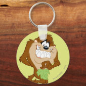 Porte-clés TAZ™ tenant une feuille (Recto)