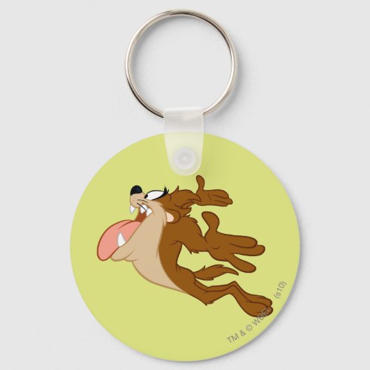 Porte-clés TAZ™ volant à travers l'air (Recto)